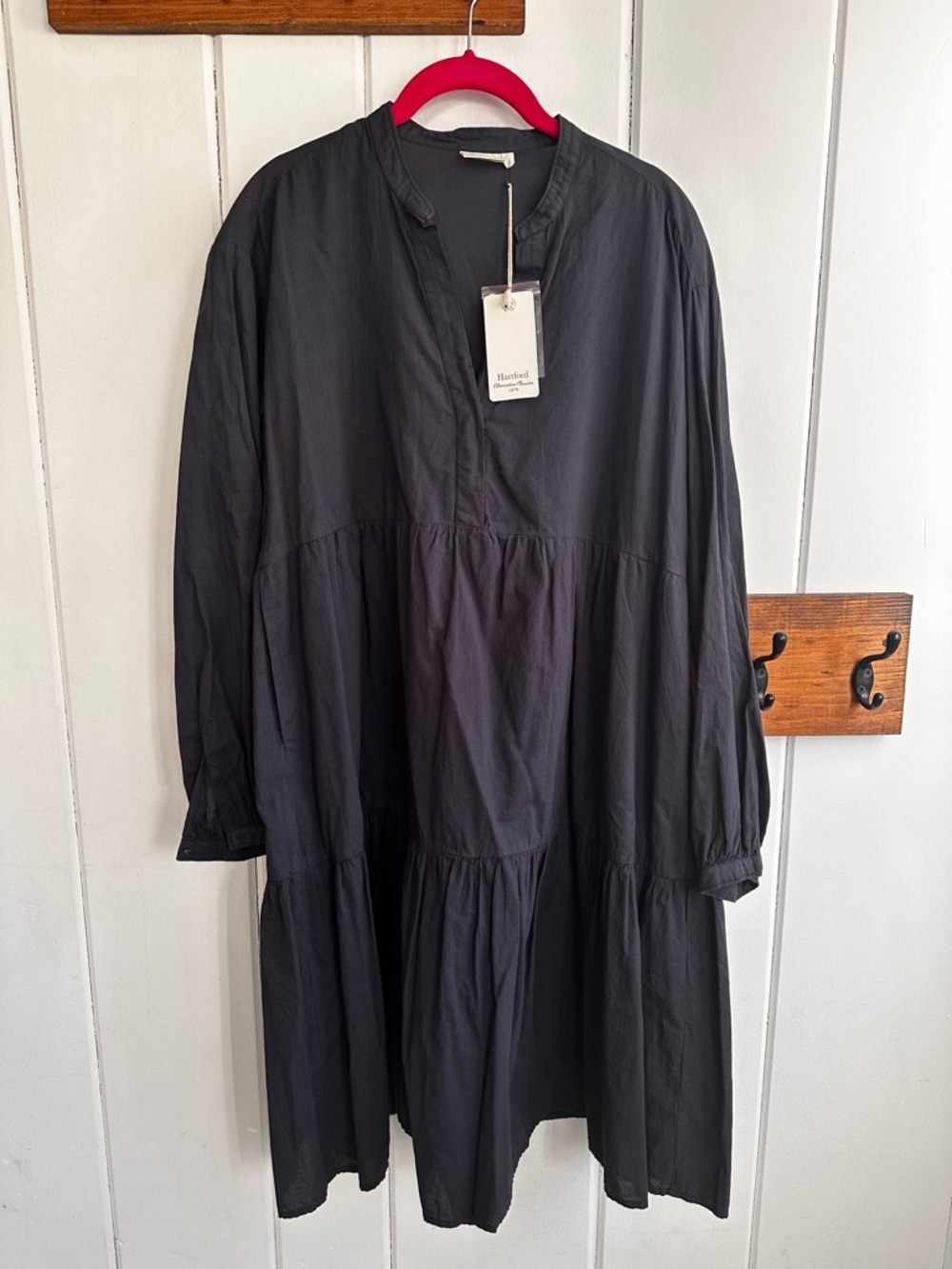 Hartford Slate Gray Buttonless Shirt Tunic
